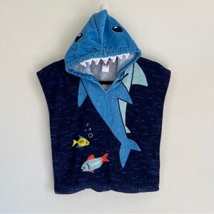 2T/3T Shark Hooded Towel Poncho